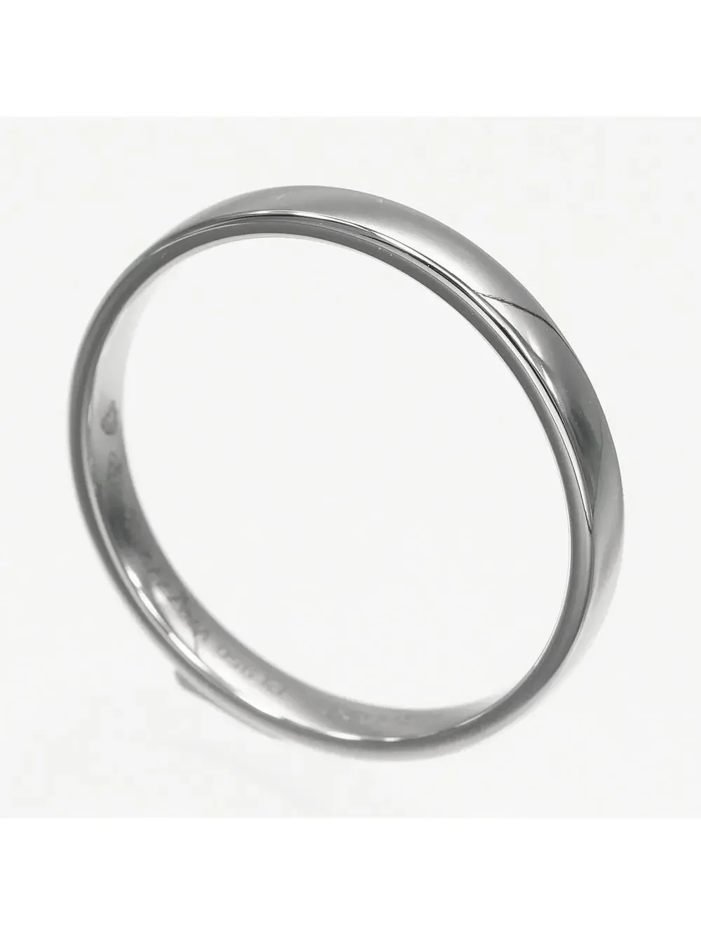 Chanel John Eternal Band Ring Platinum #327472C95B